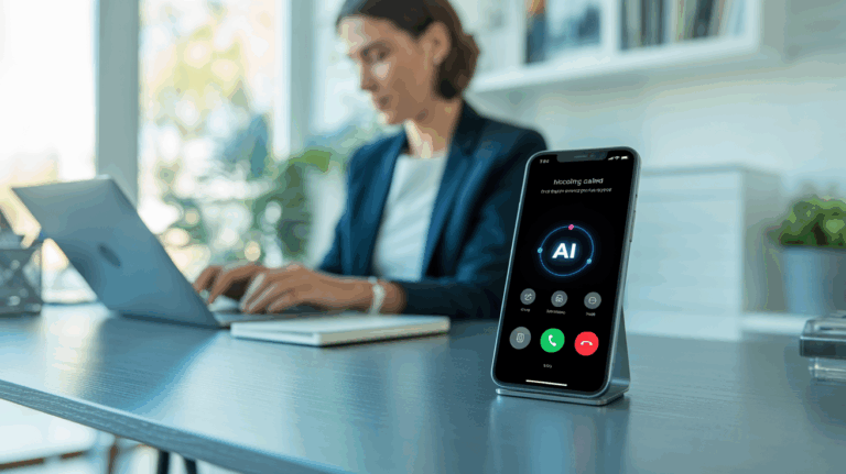 workspace smartphone entrepreneur ai