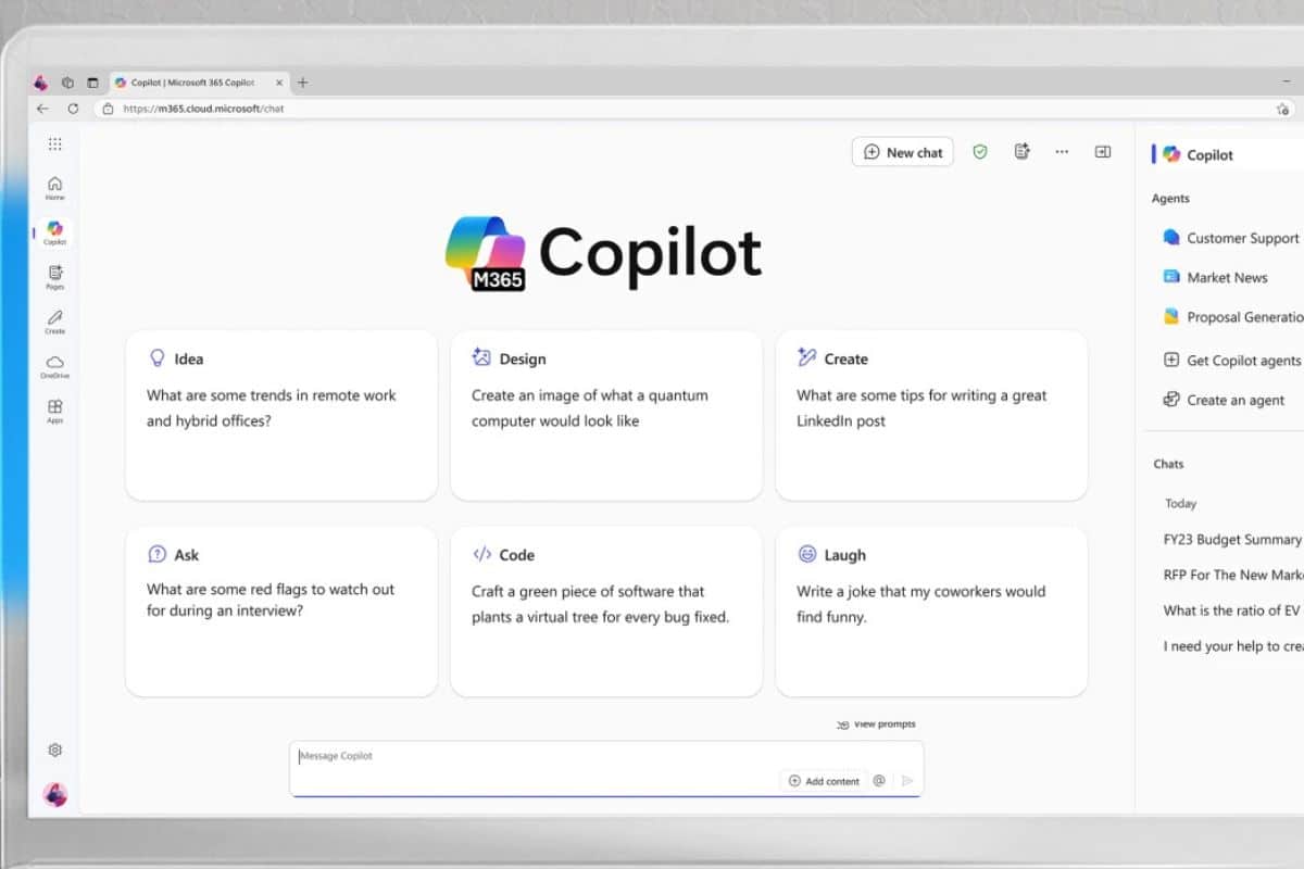 copilot chat arrive gratuitement