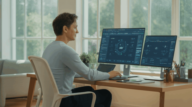 entrepreneur bureau domicile productivite