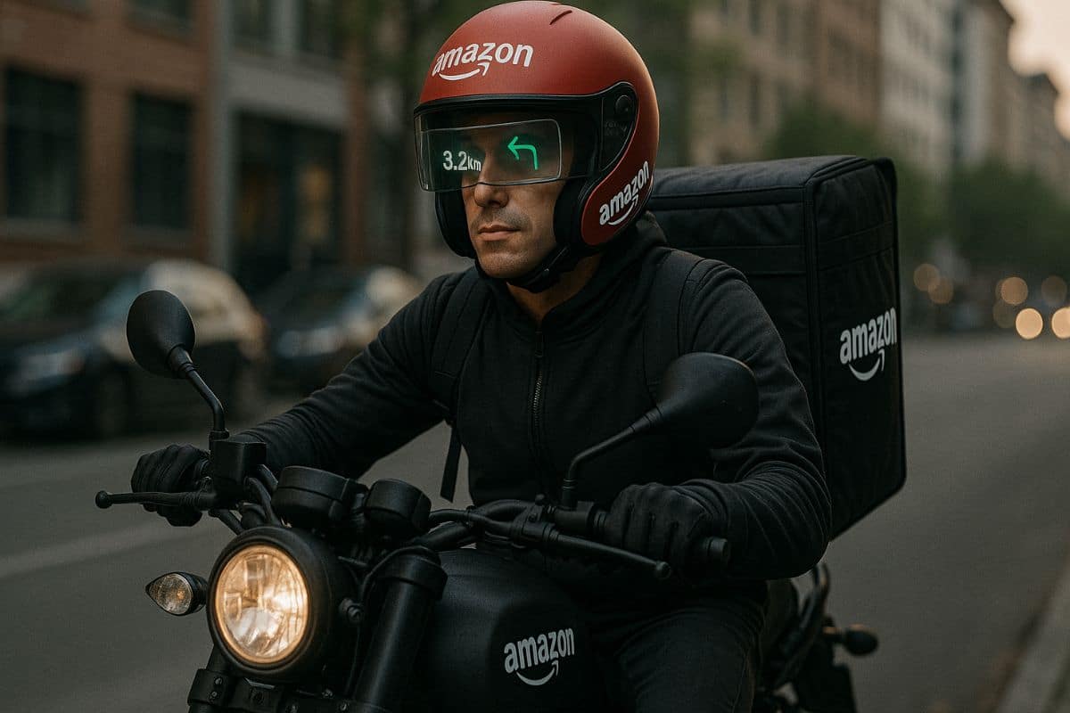 amazon livreurs lunettes intelligentes