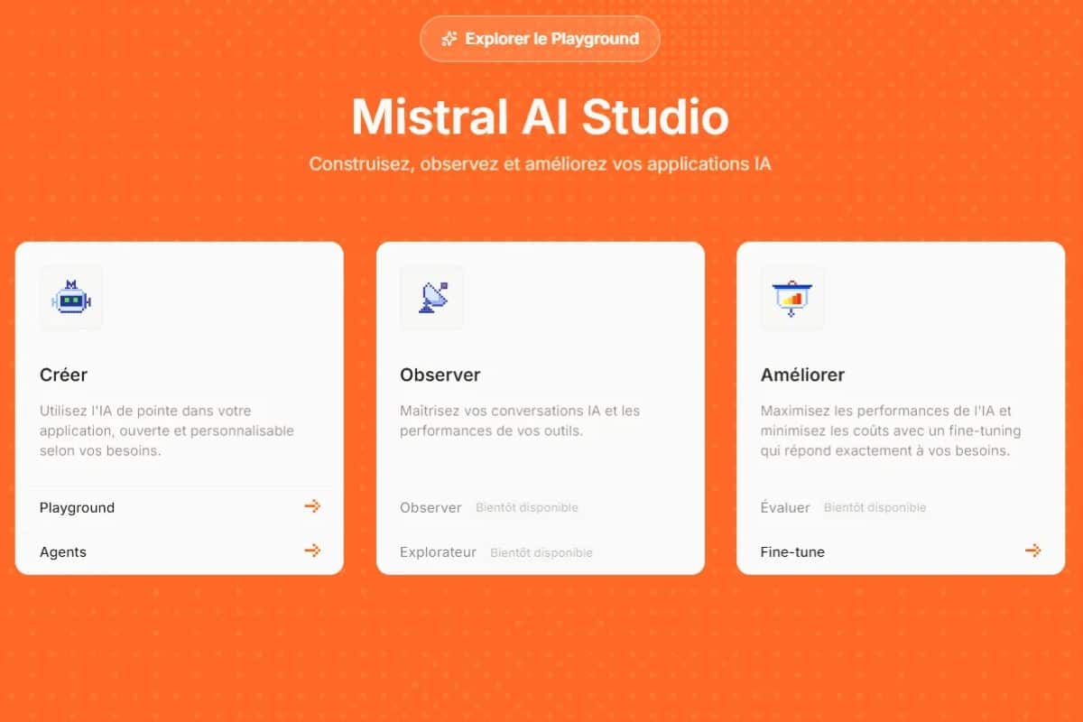 mistral revient en force avec ai studio