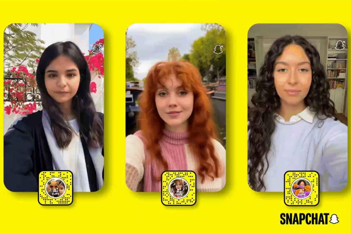 snapchat première lentille ia