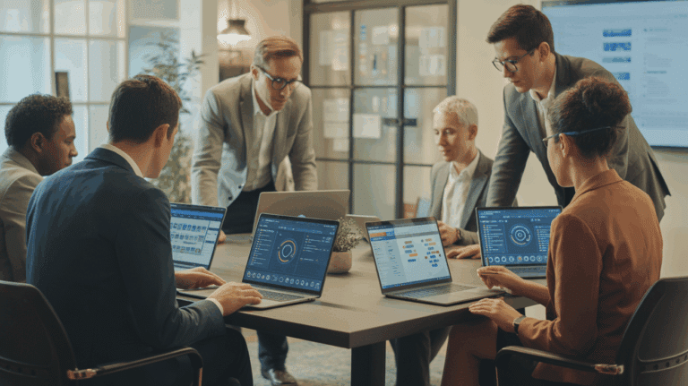 bureau moderne collaboration automation