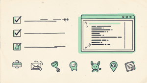 Illustration Kavyro: checklist de réglages après installation Hermes Agent.