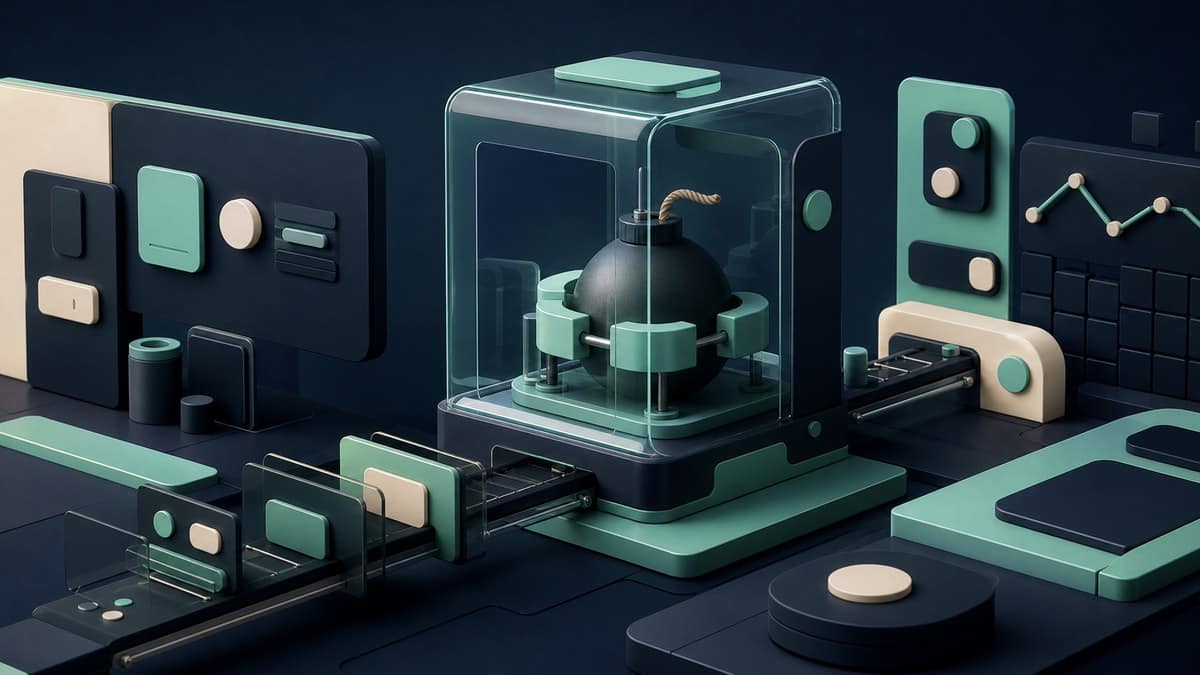 Illustration éditoriale Kavyro pour : Cron Hermes : automatiser une routine sans créer une bombe silencieuse