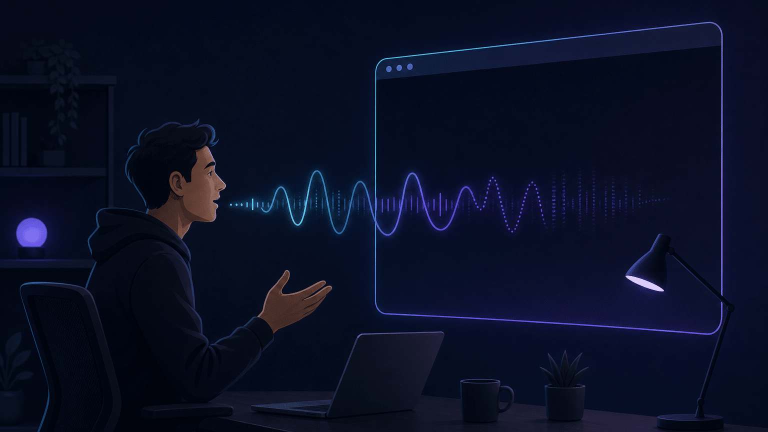 Mode vocal Hermes Agent en CLI : un solopreneur dicte une commande à son terminal
