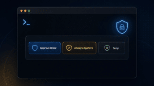 Interface d'approbation de commande dangereuse dans Hermes Agent
